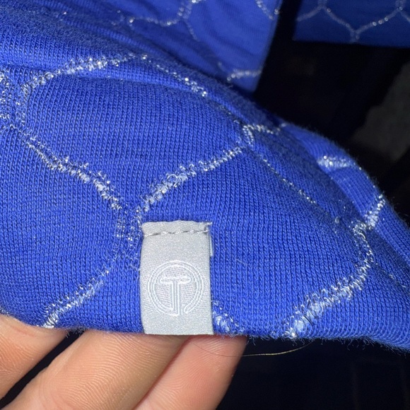 Talbots Blue Patterned Sweatshirt - Picture 7 of 9